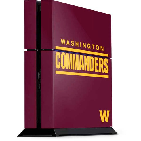 NFL Washington Commanders Performance Series PS4 Console Skin