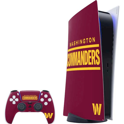 NFL Washington Commanders Performance Series PS5 Digital Edition Bundle Skin