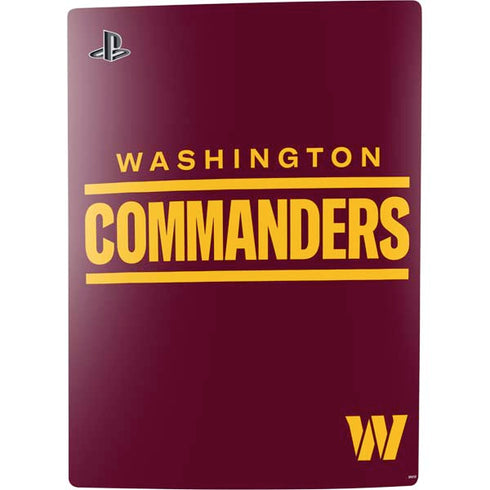 NFL Washington Commanders Performance Series PS5 Digital Edition Console Skin