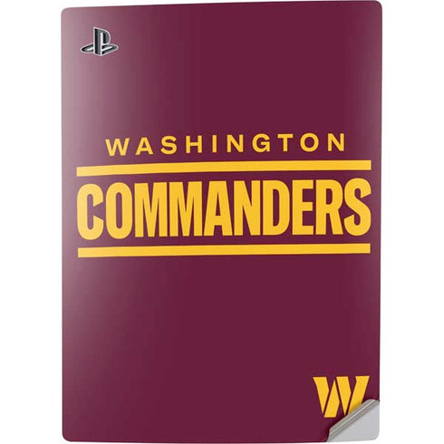 NFL Washington Commanders Performance Series PS5 Digital Edition Console Skin
