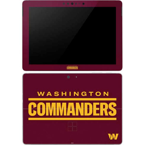 NFL Washington Commanders Performance Series Surface Go Skin