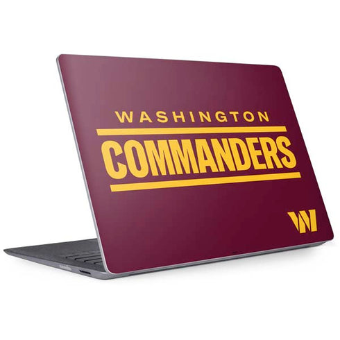 NFL Washington Commanders Performance Series Surface Laptop 2 Skin