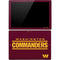 NFL Washington Commanders Performance Series Surface Pro 4 Skin