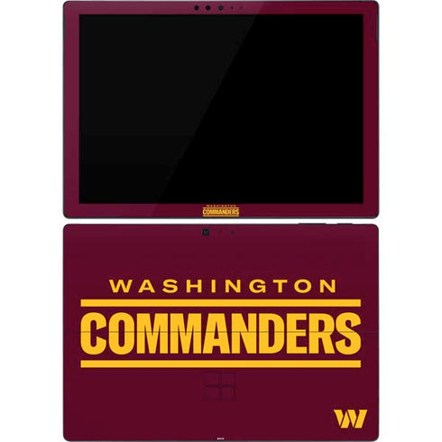 NFL Washington Commanders Performance Series Surface Pro 7 Skin