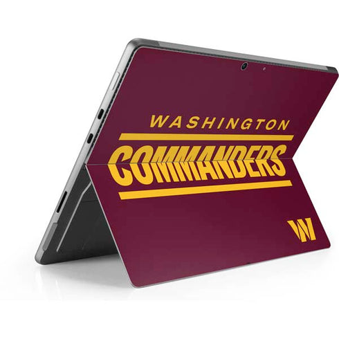 NFL Washington Commanders Performance Series Surface Pro 8 Skin