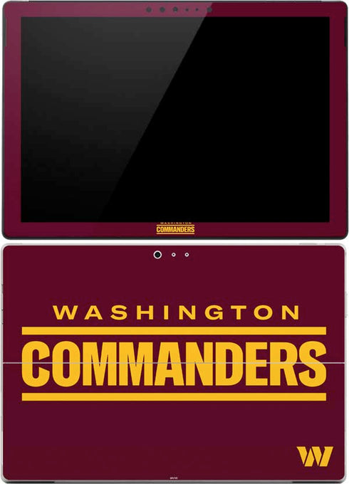 NFL Washington Commanders Performance Series Surface Pro (2017) Skin