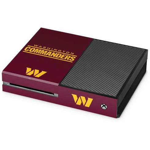 NFL Washington Commanders Performance Series Xbox One Console Skin