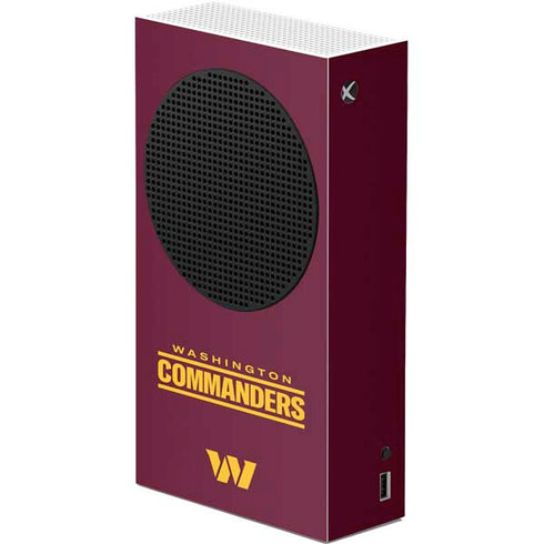 NFL Washington Commanders Performance Series Xbox Series S Console Skin