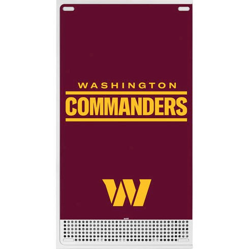 NFL Washington Commanders Performance Series Xbox Series S Console Skin