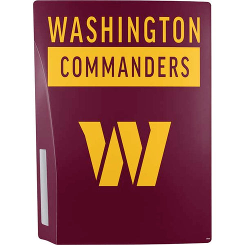 NFL Washington Commanders PS5 Console Skin