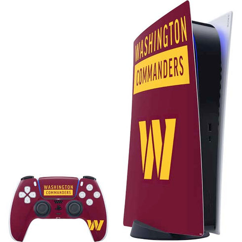 NFL Washington Commanders PS5 Digital Edition Bundle Skin