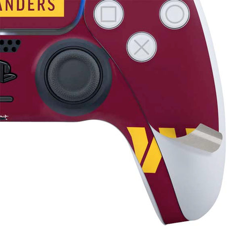 NFL Washington Commanders PS5 Slim Digital Edition Bundle Skin