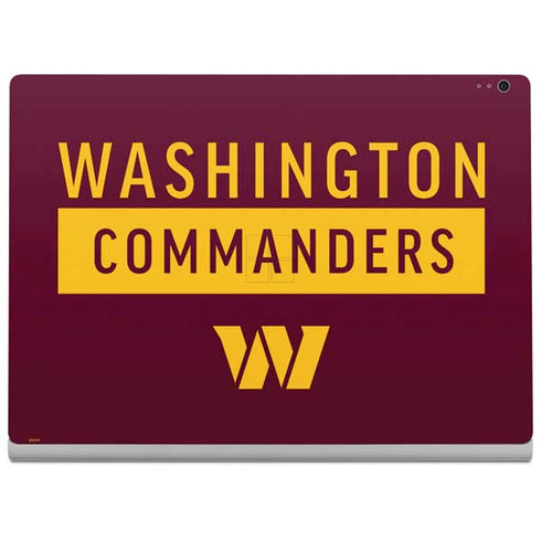 NFL Washington Commanders Surface Book 2 13.5in Skin