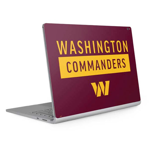 NFL Washington Commanders Surface Book 2 15in Skin