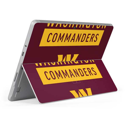 NFL Washington Commanders Surface Go Skin