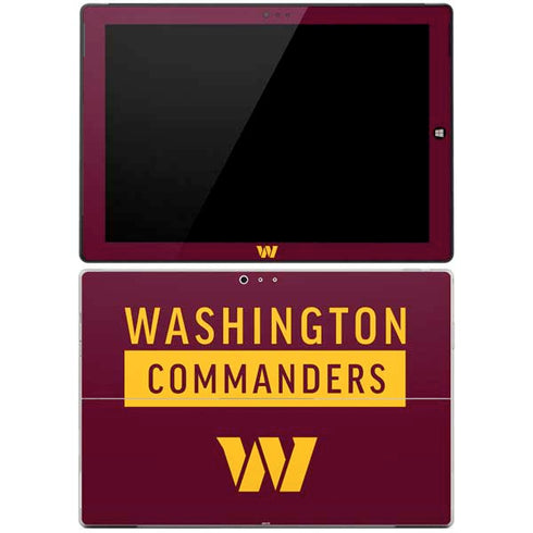 NFL Washington Commanders Surface Pro 3 Skin