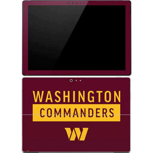 NFL Washington Commanders Surface Pro 4 Skin