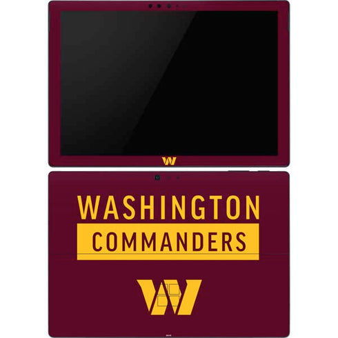NFL Washington Commanders Surface Pro 6 Skin