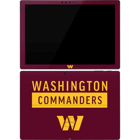 NFL Washington Commanders Surface Pro 7 Skin
