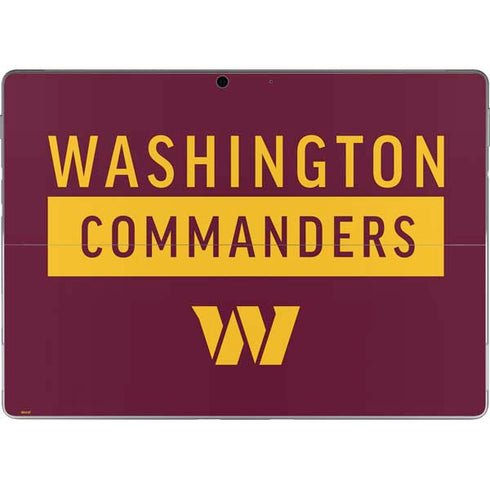 NFL Washington Commanders Surface Pro 8 Skin
