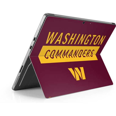 NFL Washington Commanders Surface Pro 9 Skin