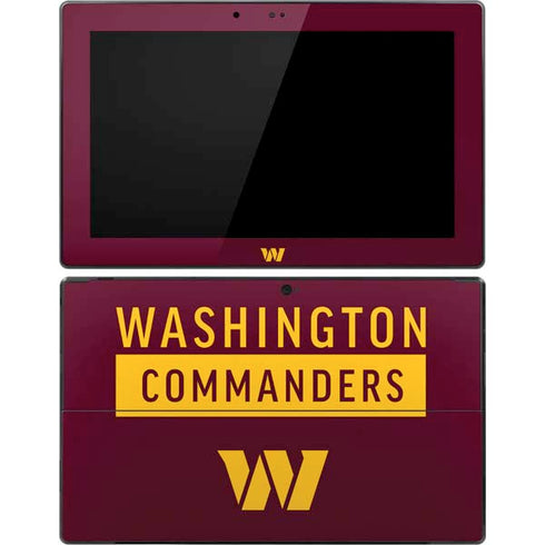 NFL Washington Commanders Surface Pro Tablet Skin