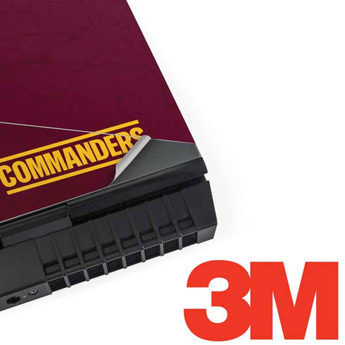 NFL Washington Commanders Distressed Dell Alienware Skin