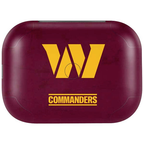 NFL Washington Commanders Distressed Amazon Echo Buds Skin