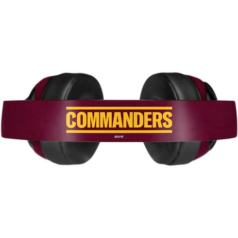 NFL Washington Commanders Distressed Beats Solo Pro Skin