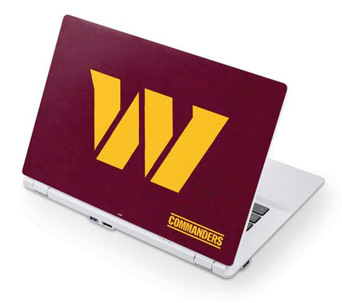 NFL Washington Commanders Distressed Acer Chromebook Skin