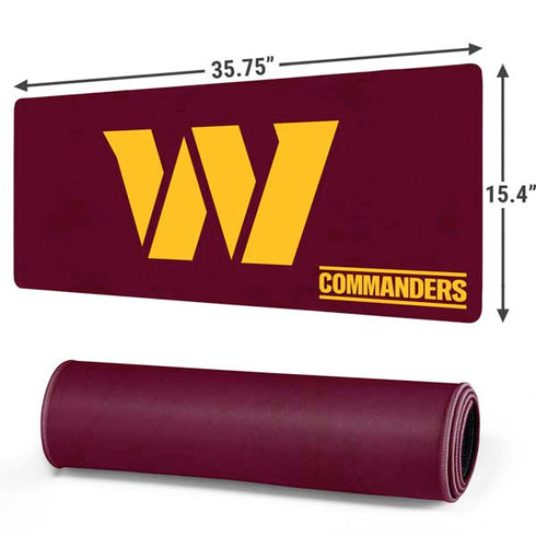 NFL Washington Commanders Distressed Gaming Mouse Pad