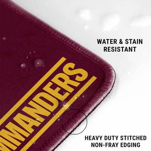 NFL Washington Commanders Distressed Gaming Mouse Pad