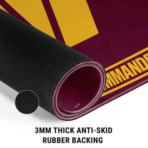 NFL Washington Commanders Distressed Gaming Mouse Pad