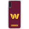 NFL Washington Commanders Distressed Galaxy A50 Clear Case