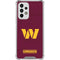 NFL Washington Commanders Distressed Galaxy A53 5G Clear Case