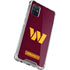 NFL Washington Commanders Distressed Galaxy A71 5G Clear Case