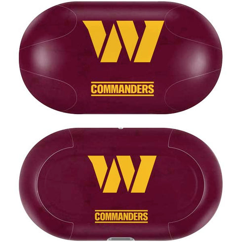 NFL Washington Commanders Distressed Galaxy Buds Plus Skin