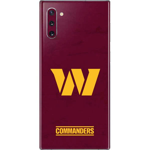 NFL Washington Commanders Distressed Galaxy Note 10 Skin
