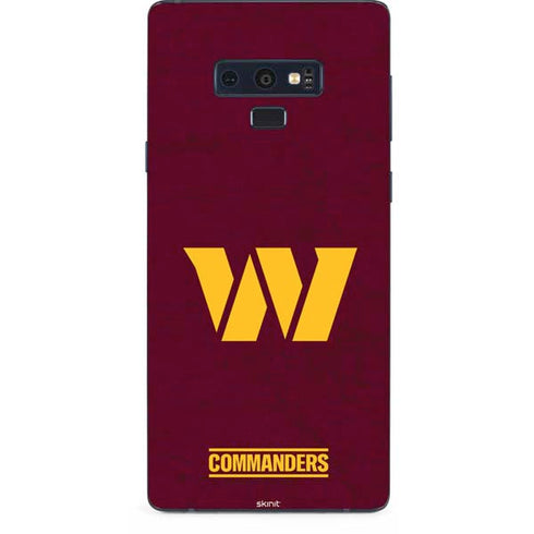 NFL Washington Commanders Distressed Galaxy Note 9 Skin