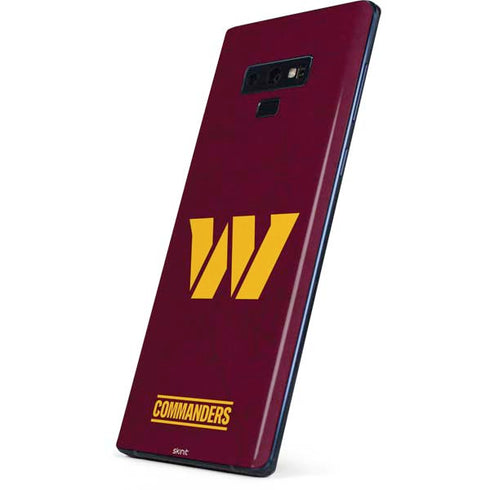 NFL Washington Commanders Distressed Galaxy Note 9 Skin