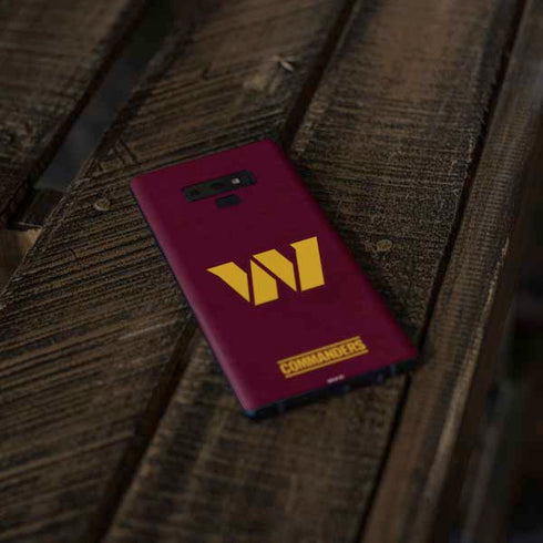 NFL Washington Commanders Distressed Galaxy Note 9 Skin