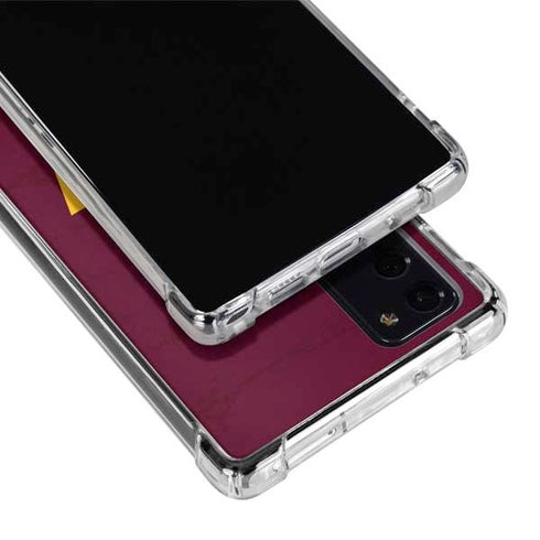 NFL Washington Commanders Distressed Galaxy Note20 5G Clear Case