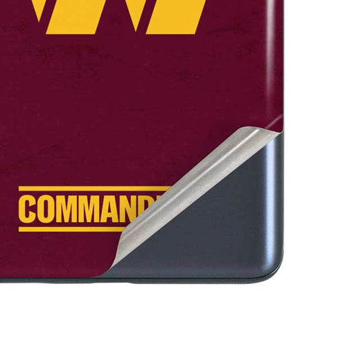 NFL Washington Commanders Distressed Galaxy S20 Fan Edition Skin