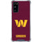 NFL Washington Commanders Distressed Galaxy S20 FE Clear Case