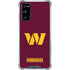 NFL Washington Commanders Distressed Galaxy S20 FE Clear Case