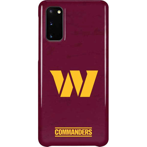 NFL Washington Commanders Distressed Galaxy S20 Lite Case