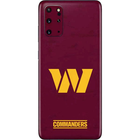 NFL Washington Commanders Distressed Galaxy S20 Plus Skin