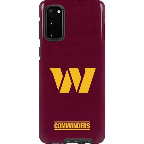 NFL Washington Commanders Distressed Galaxy S20 Pro Case