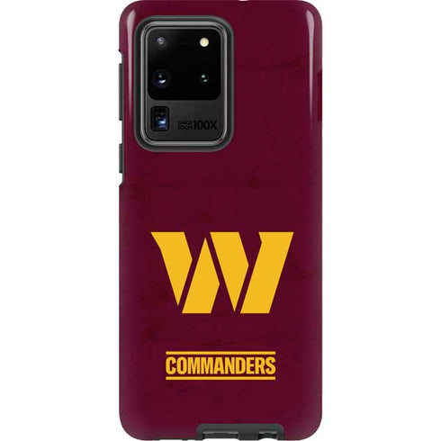 NFL Washington Commanders Distressed Galaxy S20 Ultra 5G Pro Case