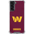 NFL Washington Commanders Distressed Galaxy S21 5G Clear Case